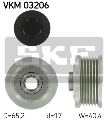 Fulie alternator Opel Vectra C 1.9 marca SKF